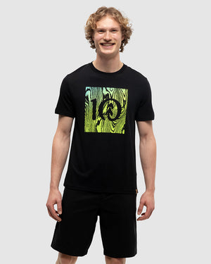 Black-Crew-Neck-Graphic-Shortsleeve-T-Shirt