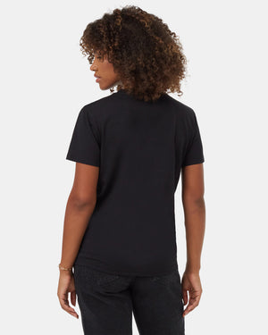 Black-Crew-Neck-Short-Sleeve-Graphic-T-Shirt