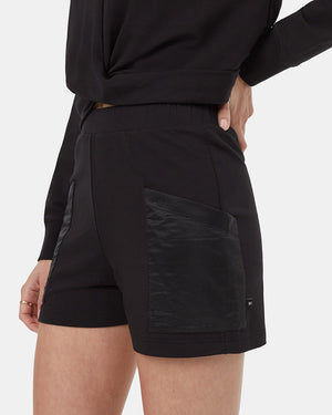 Black-High-Rise-Relaxed-Shorts