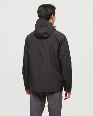 Black-Mens-Waterproof-Rain-Jacket