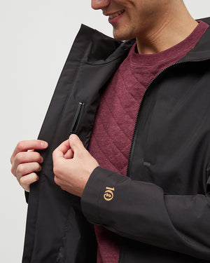 Black-Mens-Waterproof-Rain-Jacket