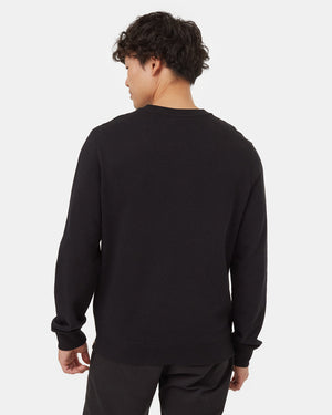 Black-Organic-Cotton-Crew-Neck-Button-Shirt