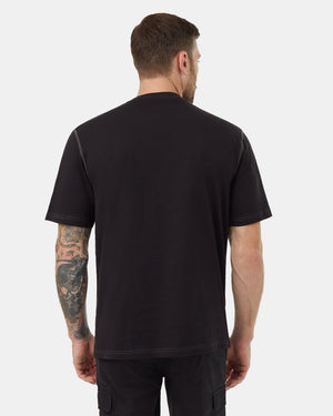 Black-Organic-Cotton-Crew-Neck-T-shirt