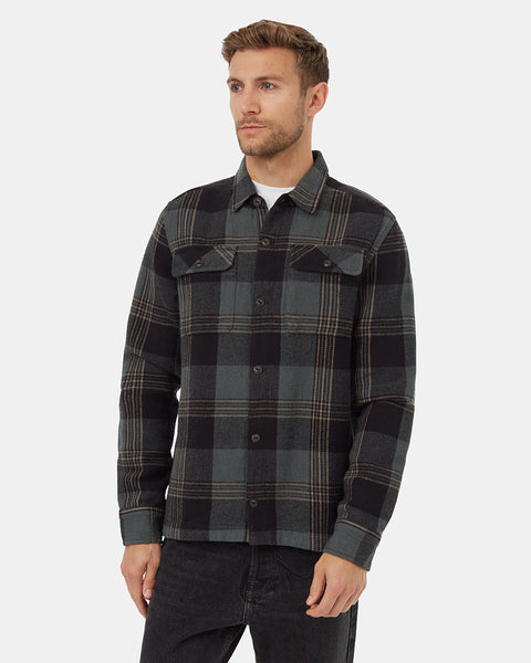 Quilt Lined Brushed Flannel Shirt Jacket – Venado