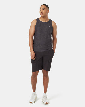 Black-Quick-dry-Scoop-Neck-Lightweight-Tank