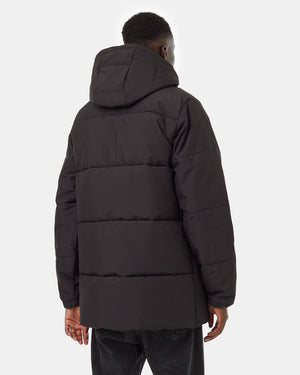 Black-Water-Repellent-Hooded-Puffer-Parka