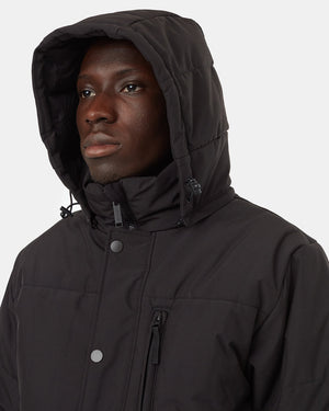 Black-Water-Repellent-Hooded-Puffer-Parka