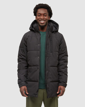 Black-Water-Repellent-Hooded-Puffer-Parka