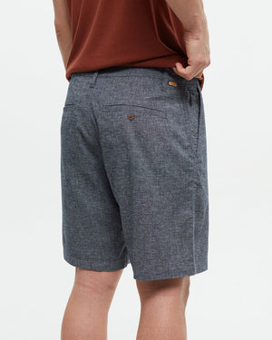 Blue-Mens-Lightweight-Mid-Rise-Shorts