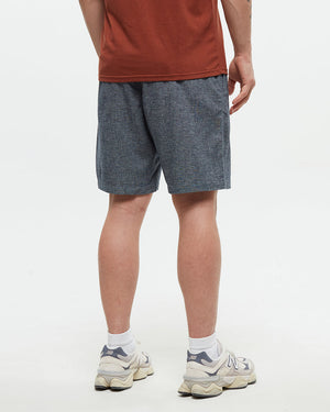 Blue-Mens-Lightweight-Mid-Rise-Shorts