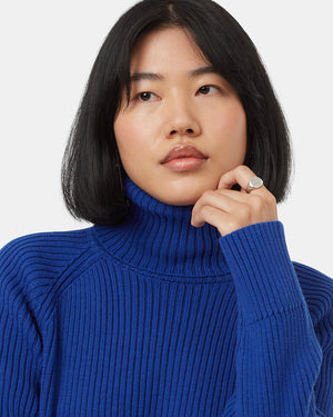 Blue-Organic-Cotton-Turtleneck-Sweater