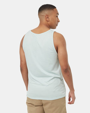 Blue-Scoop-Neck-Regular-Fit-Graphic-Tank