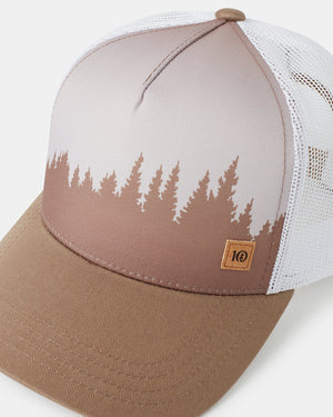 Brown-Adjustable-Mesh-Baseball-Cap