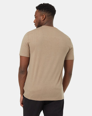 Brown-Crew-Neck-Graphic-Shortsleeve-T-Shirt