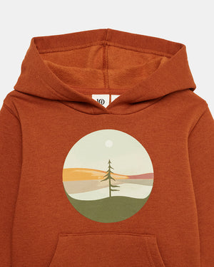 Brown-Organic-Cotton-Graphic-Hoodie