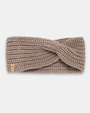 Brown-Organic-Cotton-Knit-Hair-Bandeau