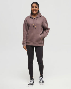 Brown-Relaxed-Fit-Hoodie