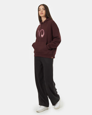 Burgundy-Organic-Cotton-Graphic-Hoodie