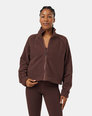 Burgundy-Recycled-Polyester-Mock-Neck-Full-Zip