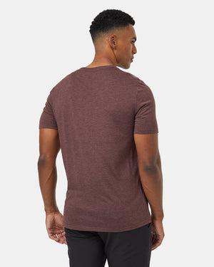 Burgundy-Tree-Graphic-Crew-Neck-T-Shirt