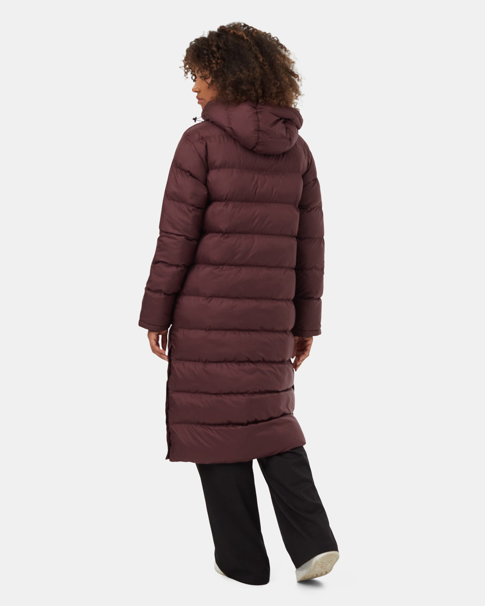 Fashion extra long quilted coat