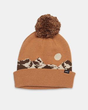 Camel-Organic-Cotton-Graphic-Pom-Beanie