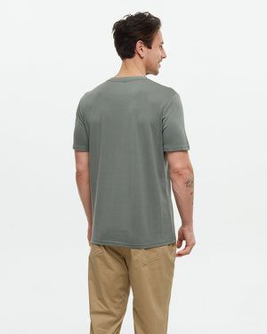 Green-Basic-Shortsleeve-Button-T-Shirt