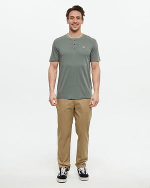 Green-Basic-Shortsleeve-Button-T-Shirt