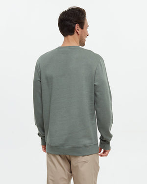 Green-Crew-Neck-Graphic-Sweatershirt