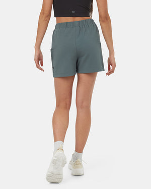 Green-High-Rise-Relaxed-Shorts