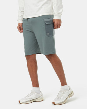 Green-Pull-On-Cargo-Shorts