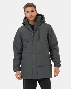 Green-Water-Repellent-Hooded-Puffer-Parka