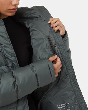 Green-Water-Resistant-Mid-Length-Puffer-Jacket