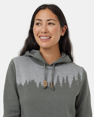 Green-Womens-Graphic-Pullover-Hoodie