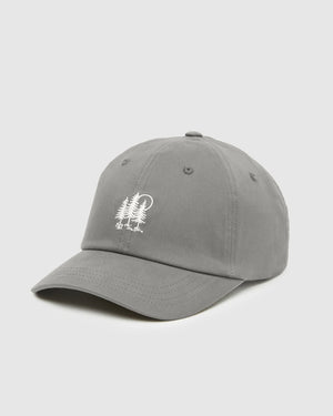 Grey-Adjustable-Low-Profile-Baseball-Cap