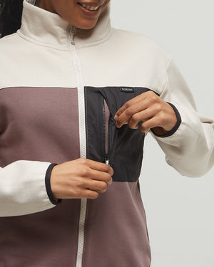 Multi-Mock-Neck-Color-Block-Fleece-Zip-Up