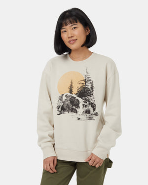 Oatmeal-Crew-Neck-Graphic-Longsleeve-Sweatshirt