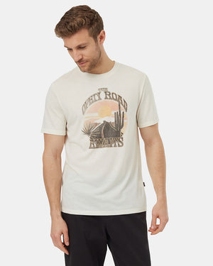 Oatmeal-Neck-Graphic-Shortsleeve-T-Shirt