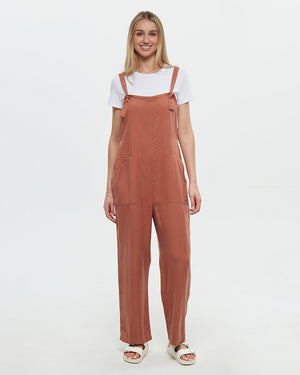 Orange-Adjustable-Straps-Jumpsuit