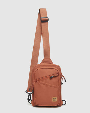 Orange-Sustainable-Water-Repellent-Crossbody-Bag