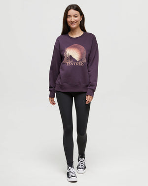 Purple-Crew-Neck-Graphic-Sweatershirt