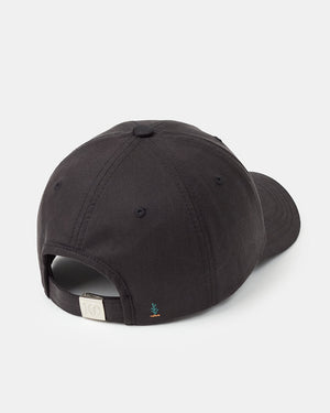 Black-Tencel-Adjustable-Baseball-Cap