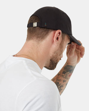 Black-Tencel-Adjustable-Baseball-Cap