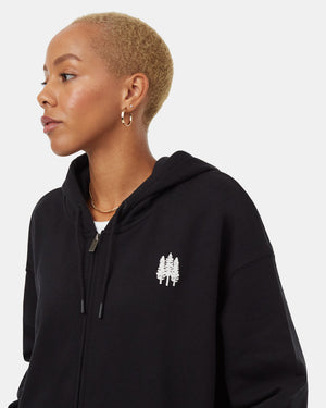 Black-Organic-Cotton-Printed-Graphic-Full-Zip-Hoodie