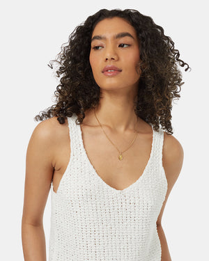 White-Cotton-V-Neck-Sweater-Tank-Top