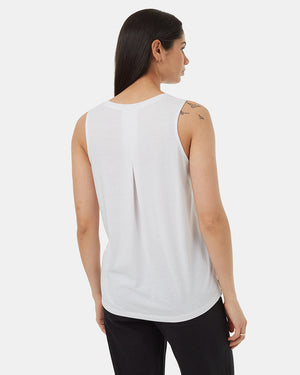 White-Womens-Recycled-V-Neck-Tank-Top