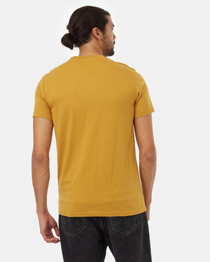 Yellow-Crew-Neck-Graphic-Tee