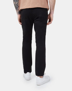 Black Men's Organic Cotton Twill Pants