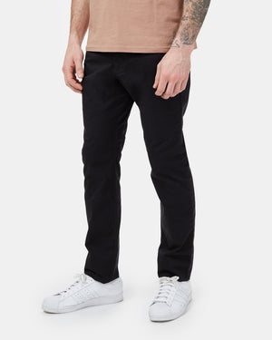 Black Men's Organic Cotton Twill Pants