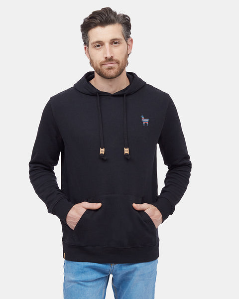 Peru Embroidered Llama Hoodie Recycled Materials